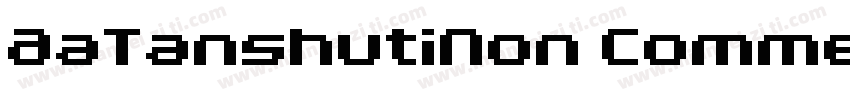AaTanshutiNon Commer字体转换